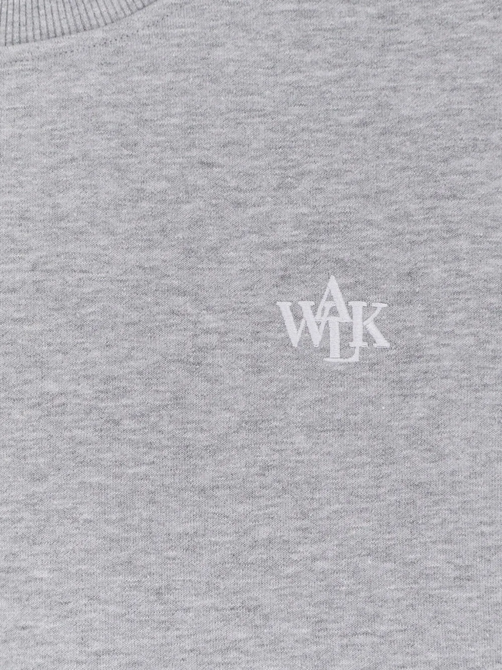 WALK IN PARIS Trui met ronde hals en logodetail Grijs