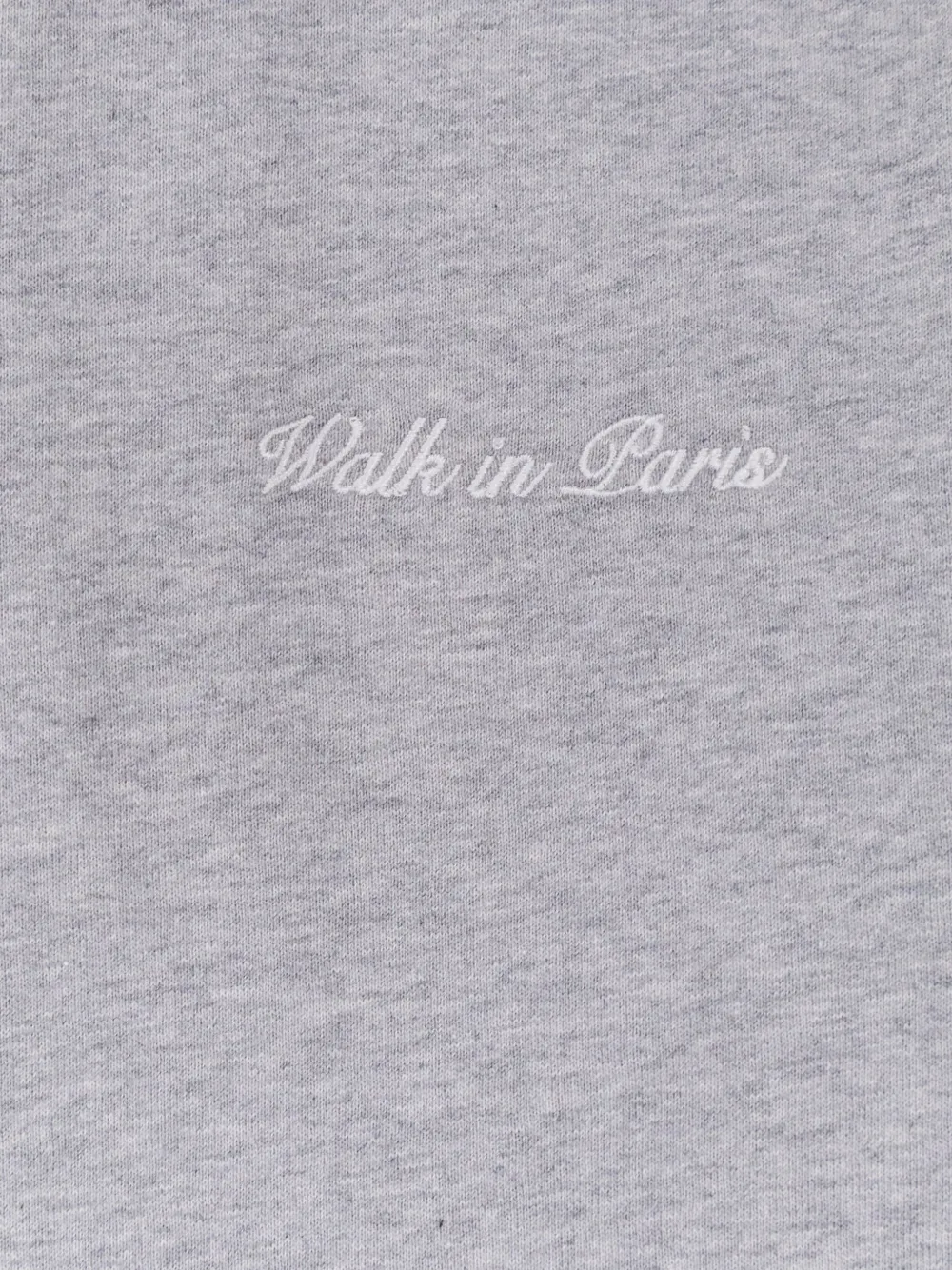 WALK IN PARIS Timeless hoodie met borduurwerk Grijs