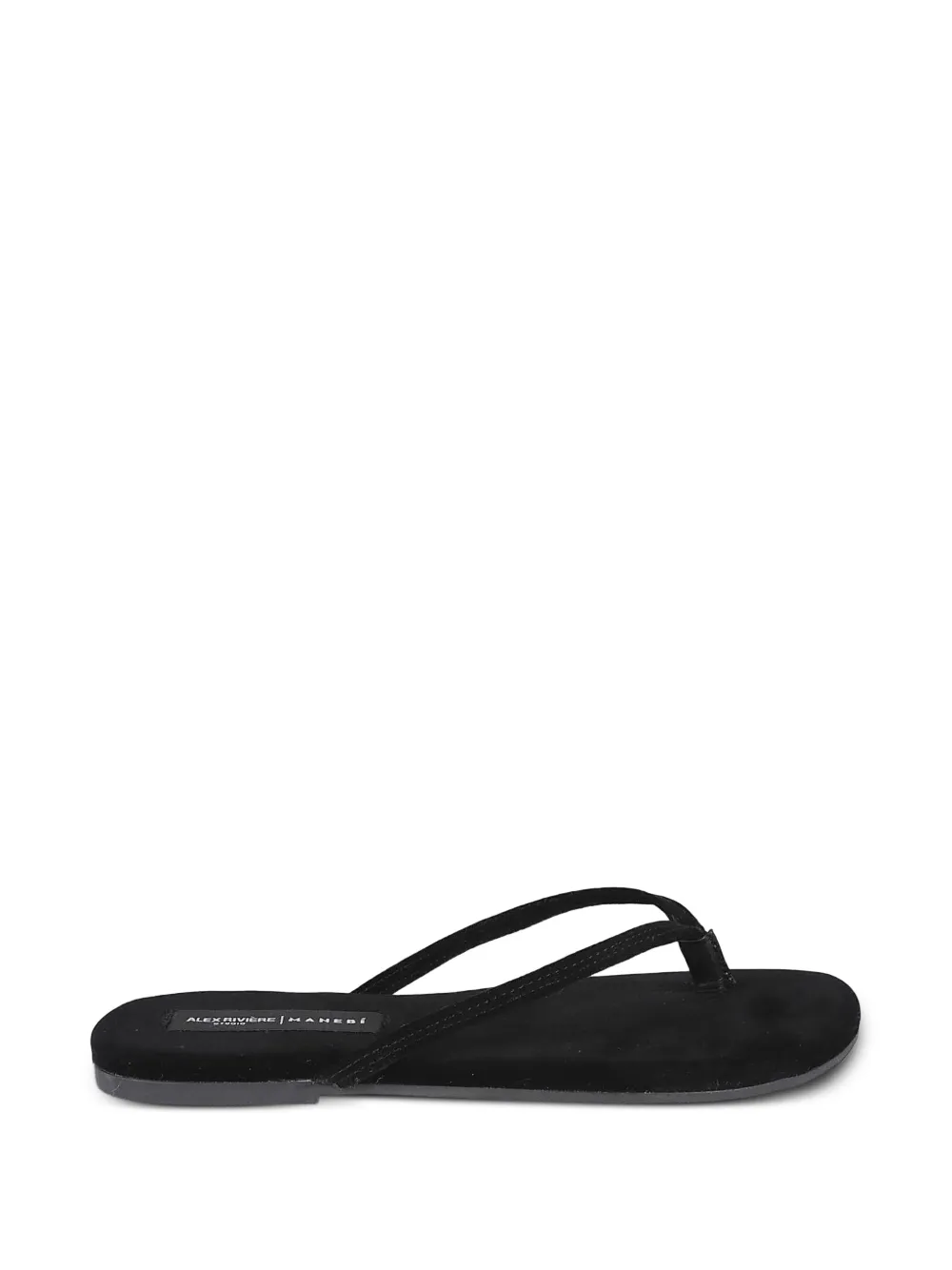Manebi suede sandals Zwart