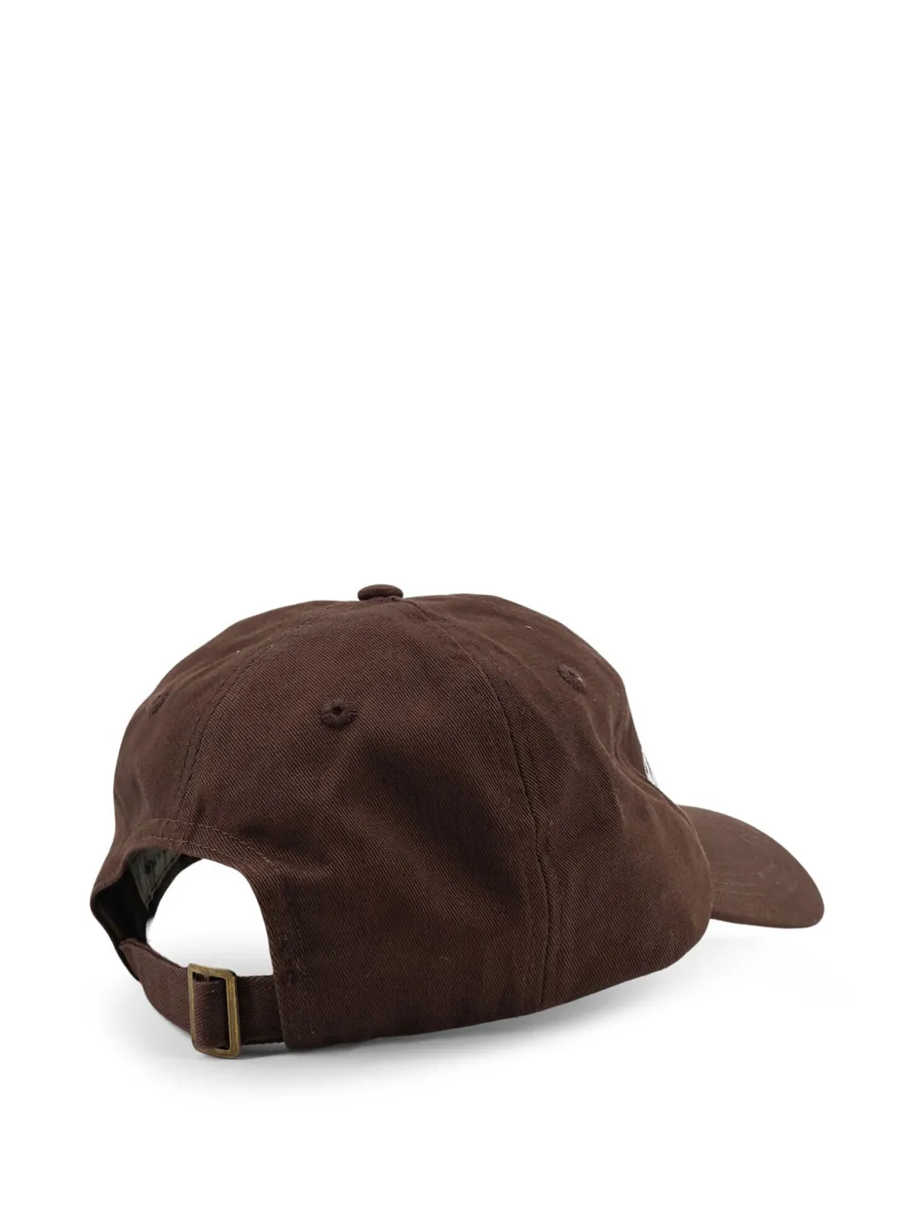  Walk In Paris Embroidery Baseball Cap - Brown 