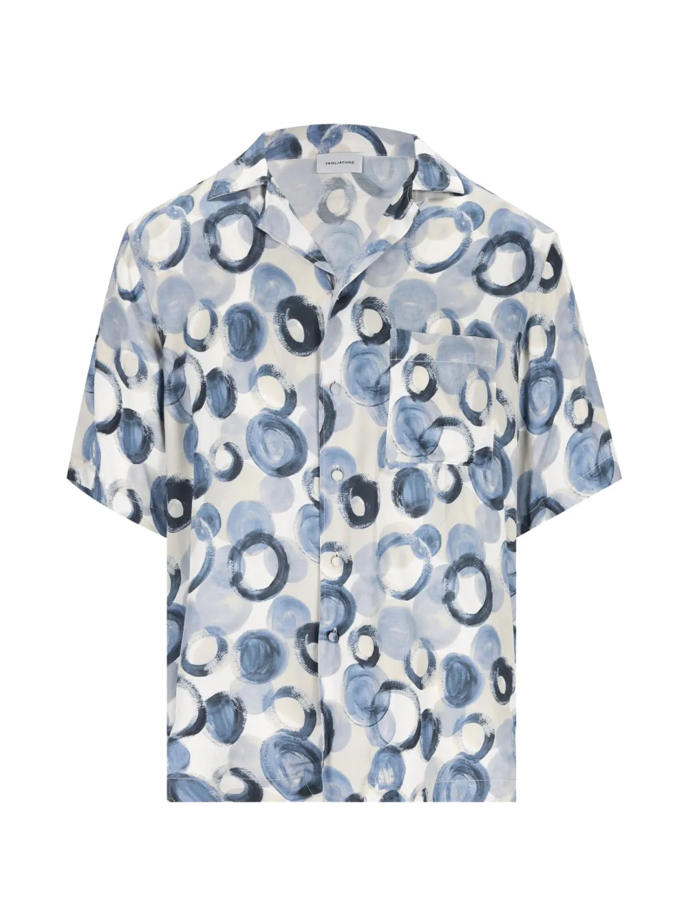 Tagliatore graphic-print short-sleeve shirt - Toni neutri
