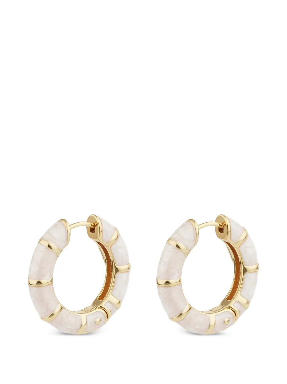  Gas Bijoux Bambou Hoop Earrings - Gold 