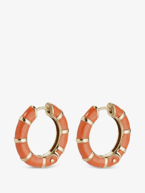 Gas Bijoux bambou hoop earrings