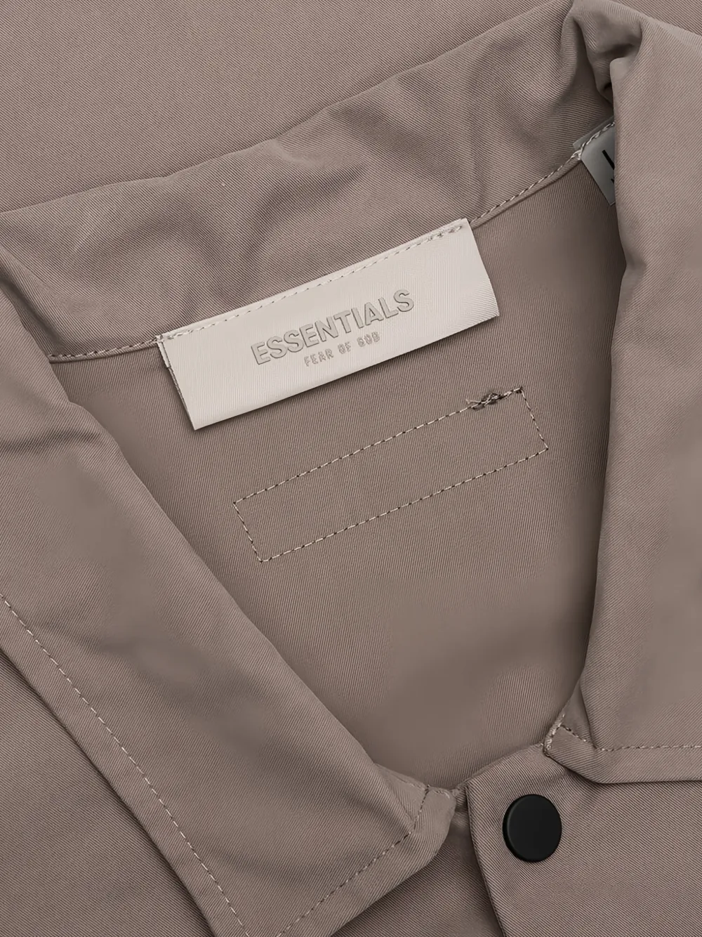  Fear Of God Essentials Snap Button 1977 Jacket - Neutrals 