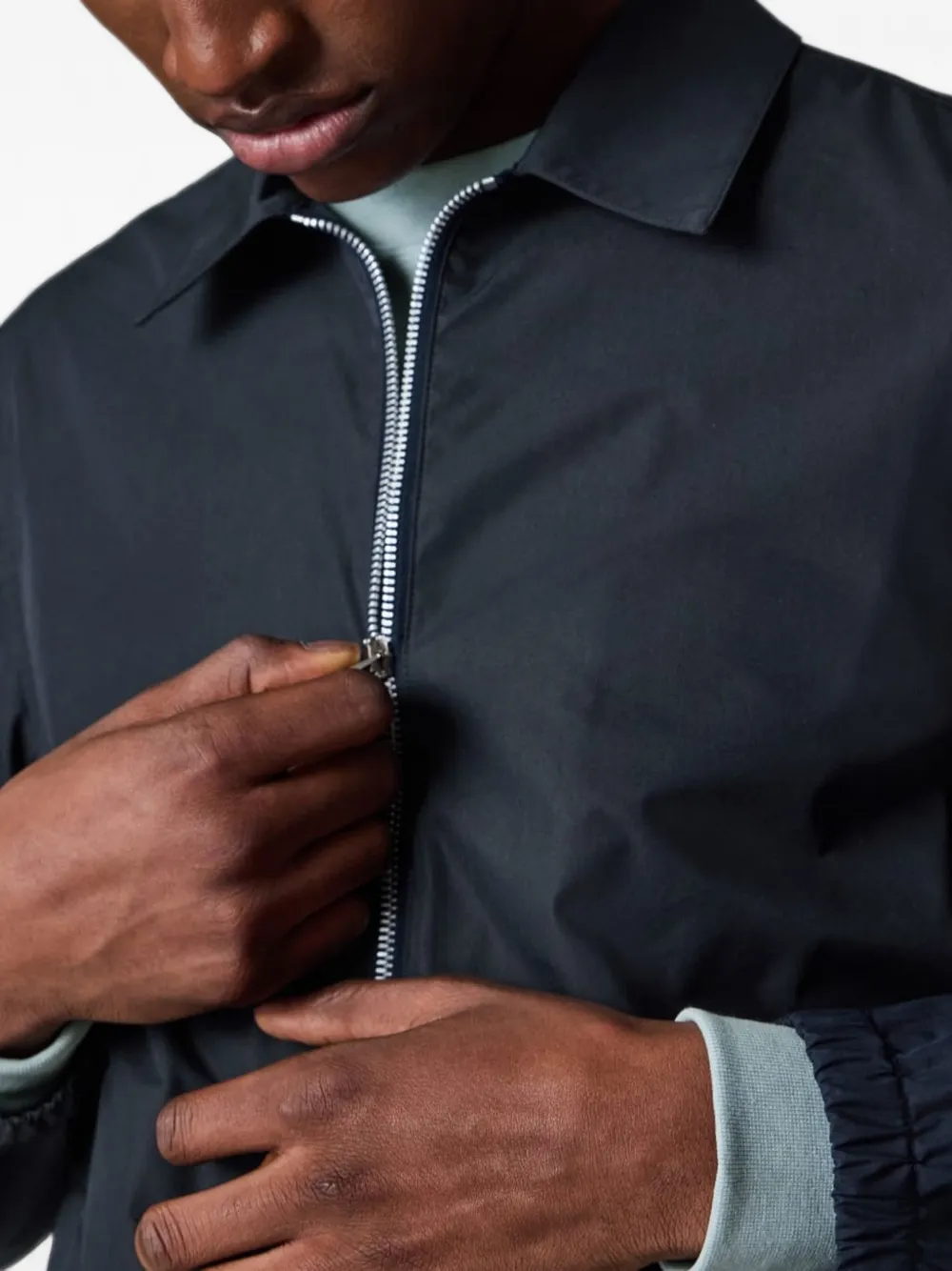 Paul Smith Bomberjack met rits Blauw
