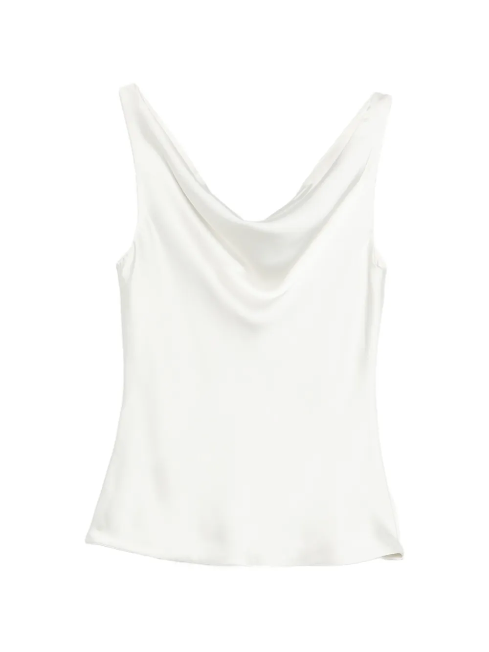 Norma Kamali cowl-neck top - Bianco