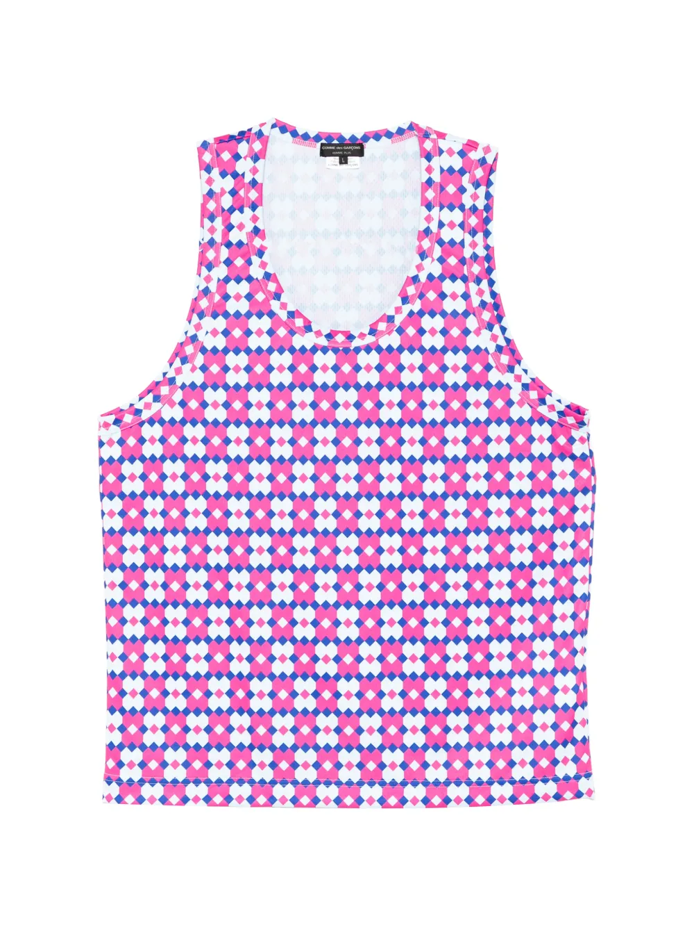 Comme des Garçons Homme Plus patterned vest – Pink