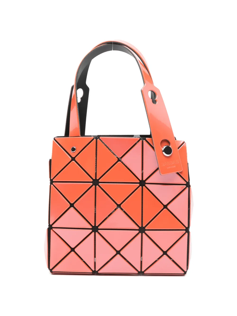 Bao Bao Issey Miyake geometric-panelled tote bag - Arancione