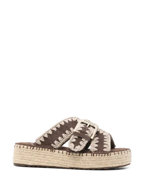 Mou buckle strappy sandals