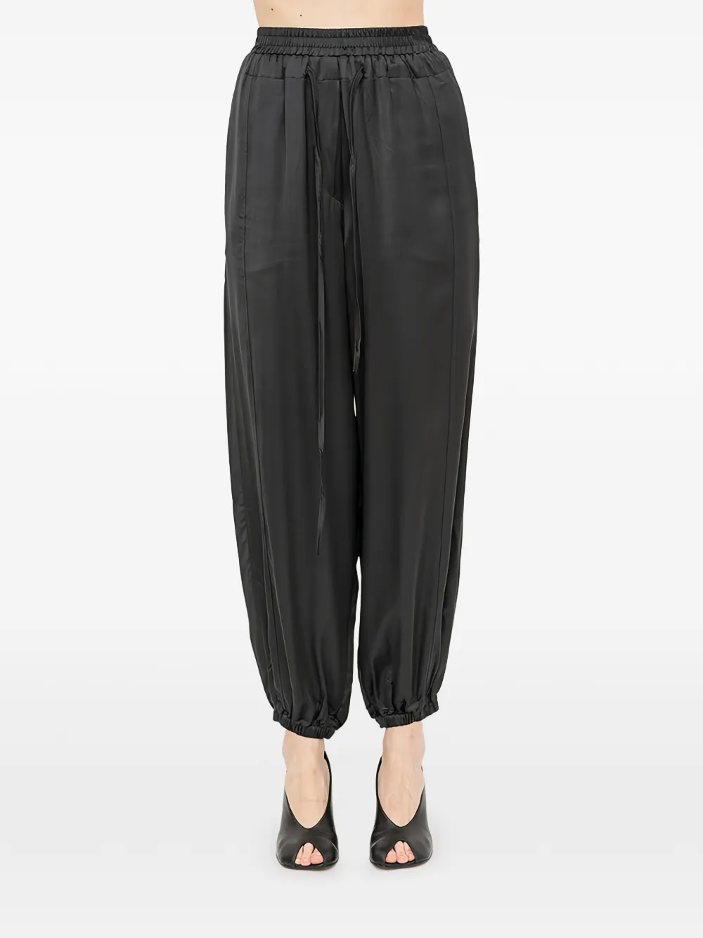 Andrea Ya'aqov drawstring-waist jogging pants - Nero