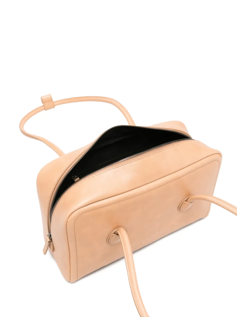 Marge Sherwood Leren schoudertas Beige