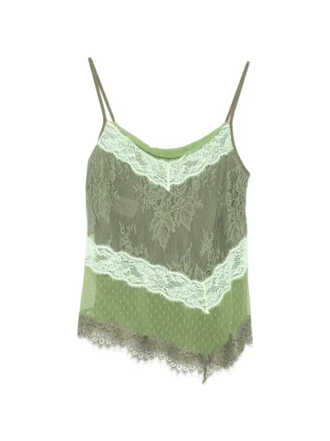PINKO top de encaje floral