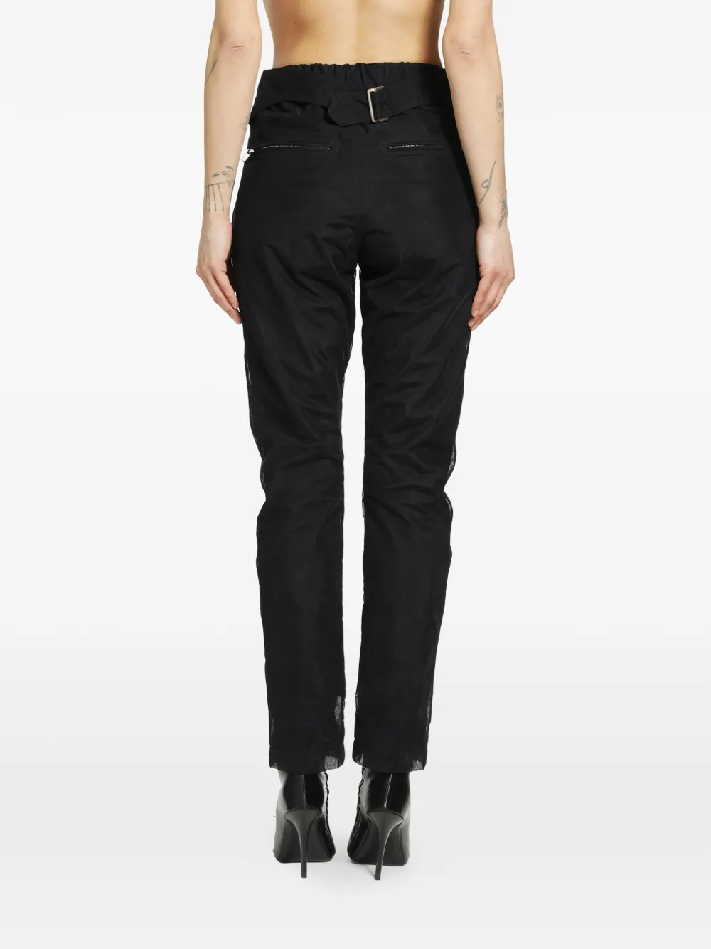 Rick Owens Broek met rits Zwart