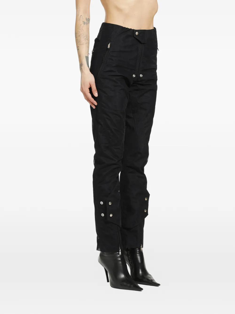 Rick Owens Broek met rits Zwart