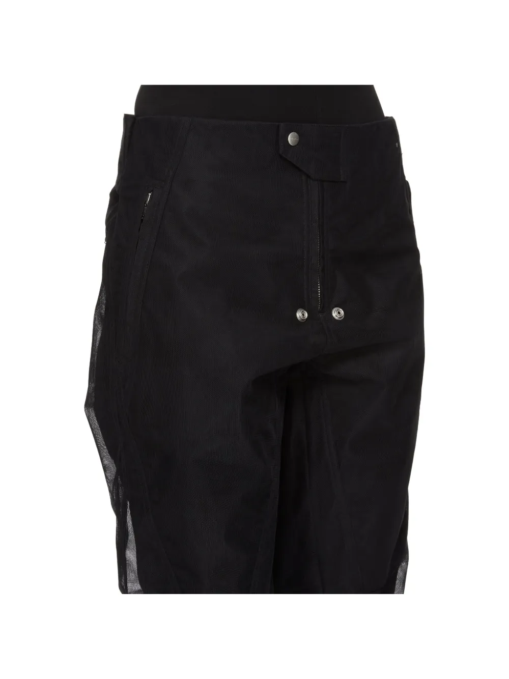 Rick Owens zip trousers - Schwarz