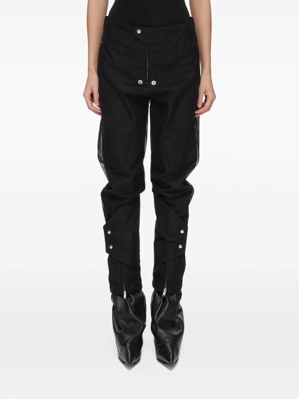 Rick Owens Broek met rits Zwart