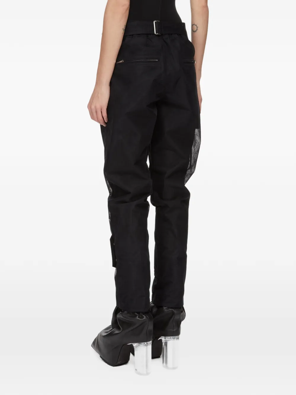 Rick Owens Broek met rits Zwart