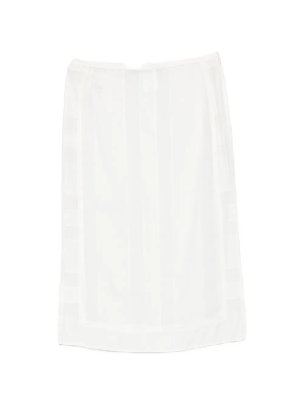 Low Classic layered midi skirt - Weiß