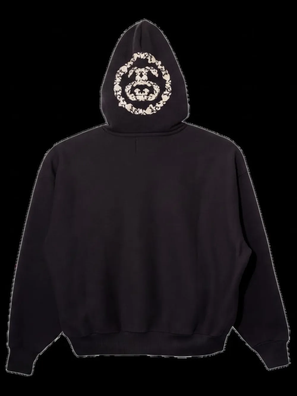 Denim Tears x Stüssy Never Renege hoodie Zwart