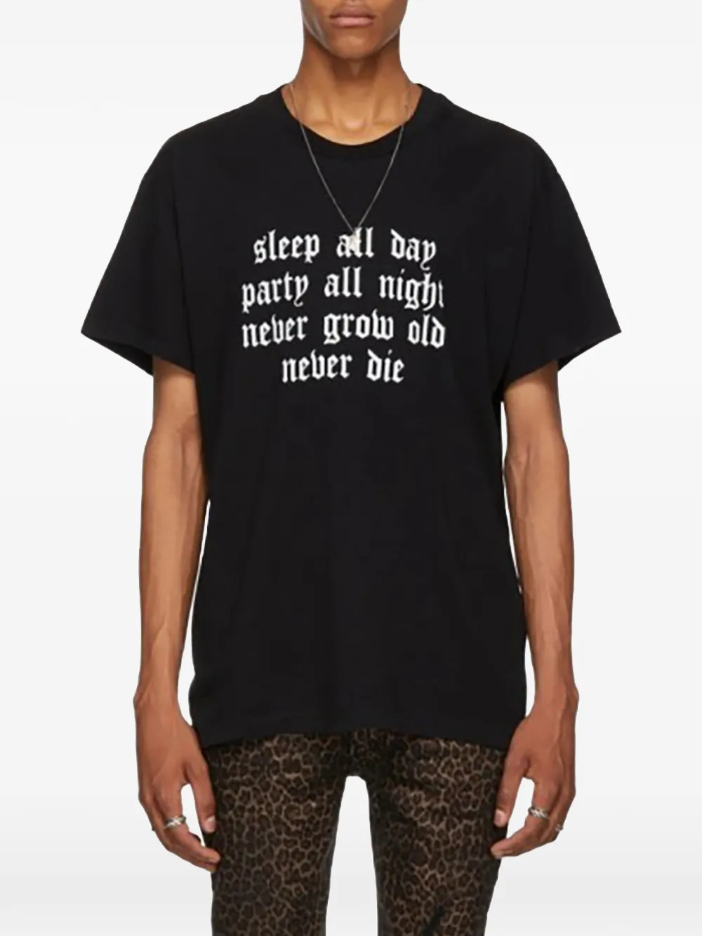 AMIRI Sleep All Day T-shirt - Nero