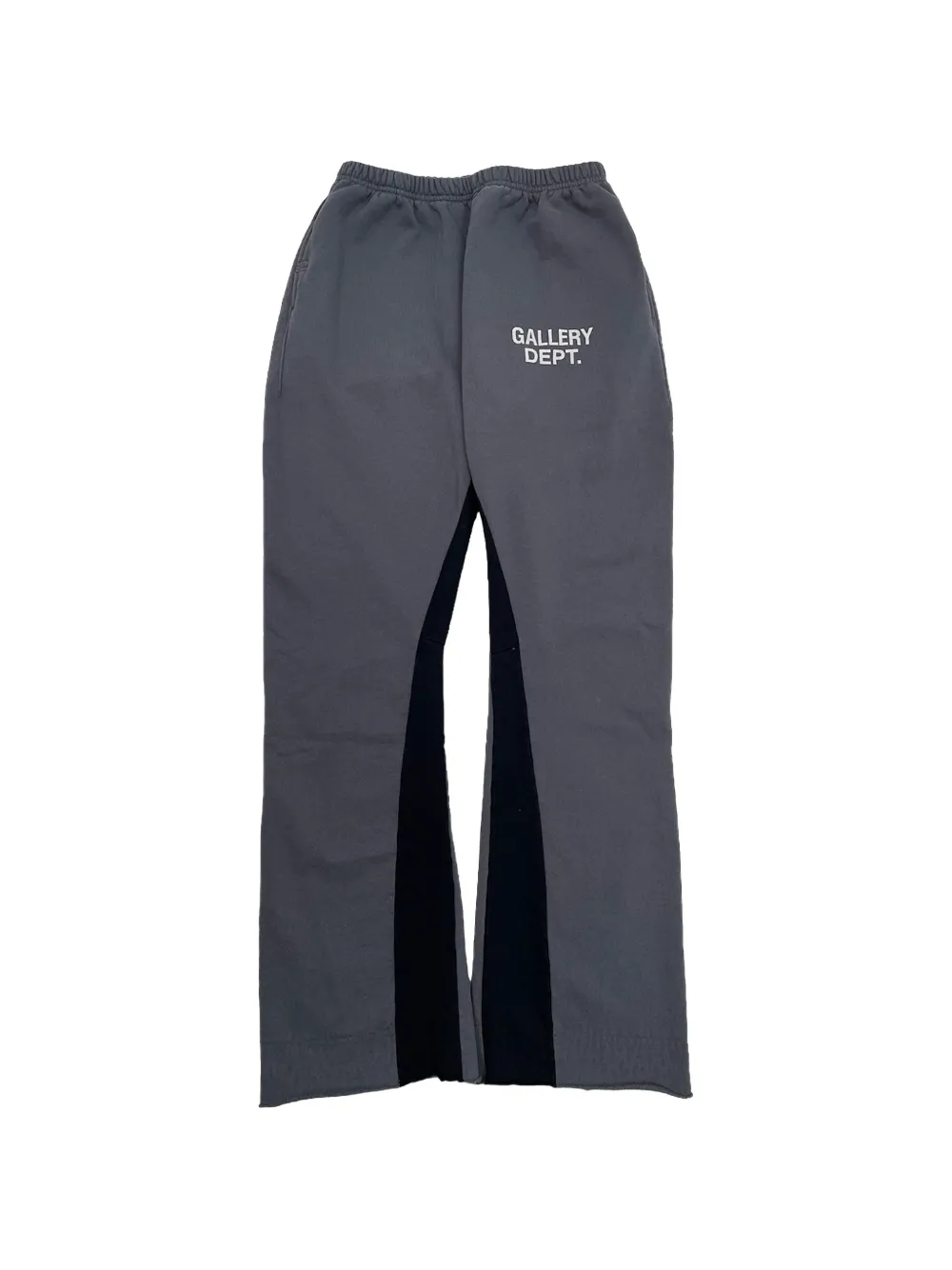 GALLERY DEPT. logo-print flared track pants - Grigio