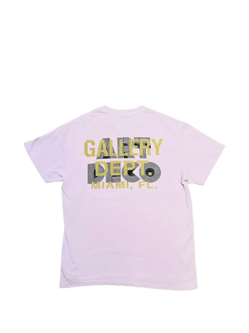 GALLERY DEPT. Art Deco T-shirt met logoprint Paars