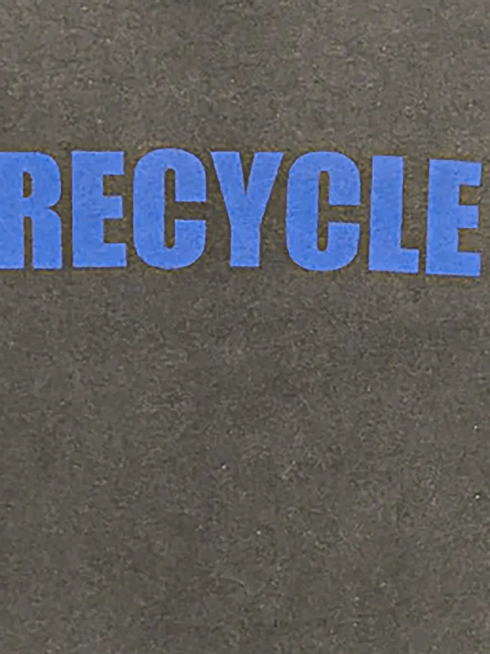 GALLERY DEPT. Recycle gerafeld T-shirt met grafische print Grijs