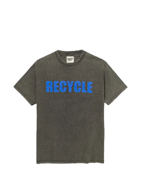 GALLERY DEPT. Recycle graphic-print distressed T-shirt