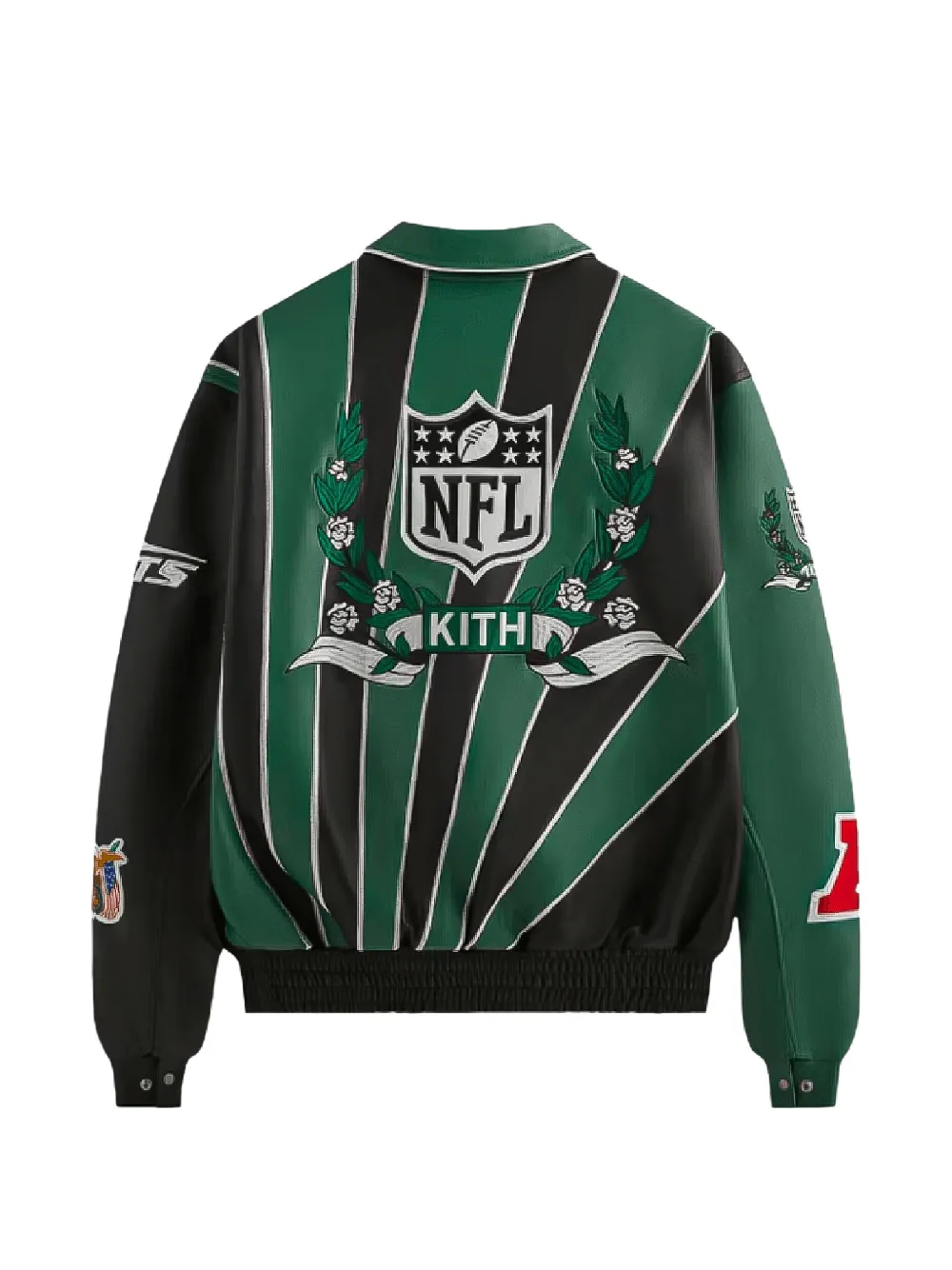 KITH x Jeff Hamilton NFL Jets bomberjack Groen