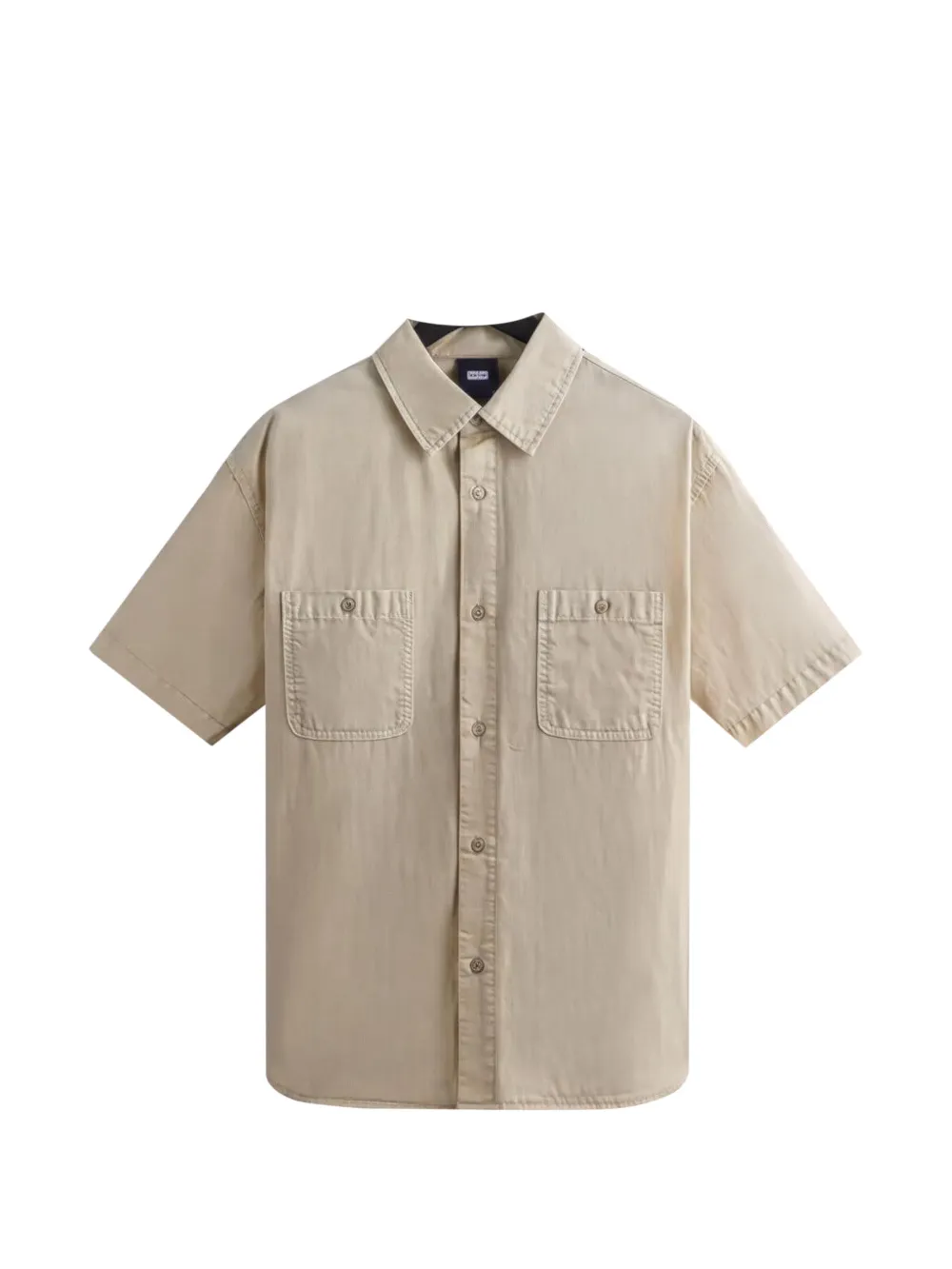 KITH Apollo short-sleeve cotton shirt - Nude