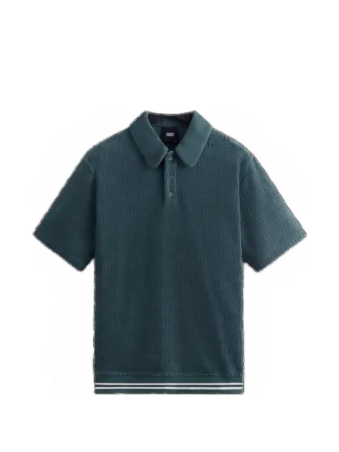 KITH Graham logo-embossed short-sleeve polo shirt