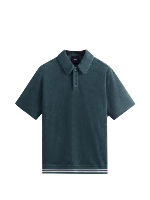 KITH Graham logo-embossed short-sleeve polo shirt
