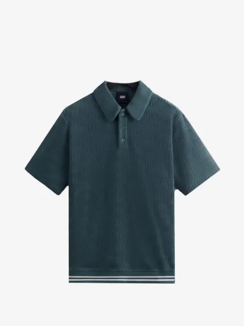 KITH Graham logo-embossed short-sleeve polo shirt