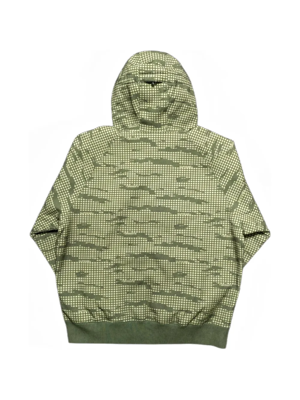 Supreme Windstopper hoodie met camouflageprint Groen