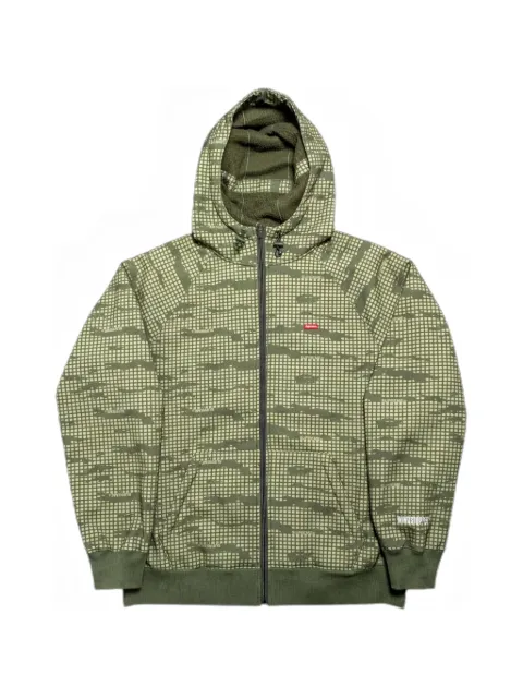 Supreme Windstopper grid-camo hoodie