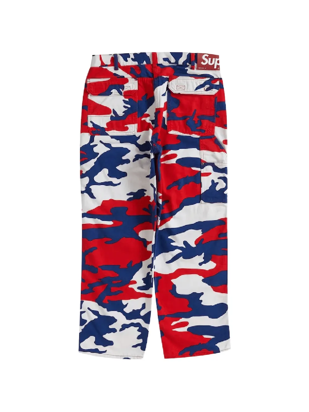 Supreme Cargo jeans met dubbele knie Rood