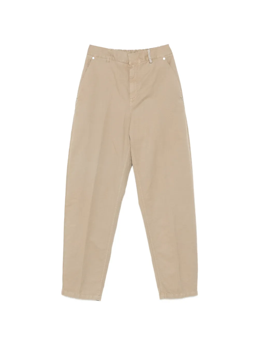 PANICALE tapered trousers - Toni neutri