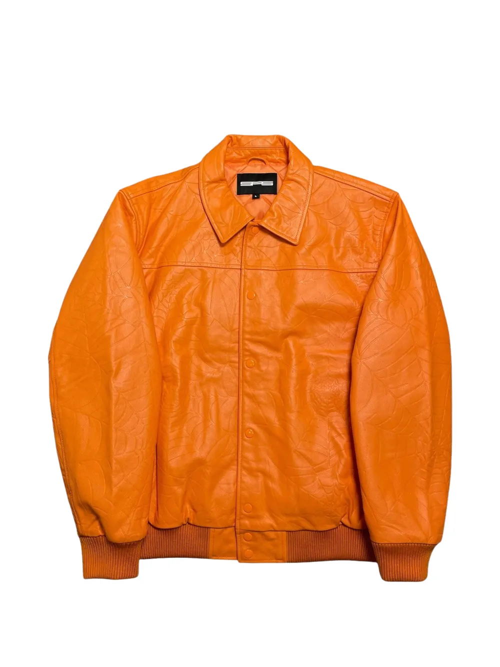 SP5DER logo-detail jacket - Arancione