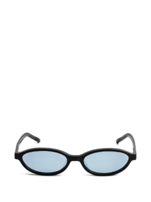 Ambush Eyewear オーバルフレーム サングラス | ブラック | FARFETCH JP