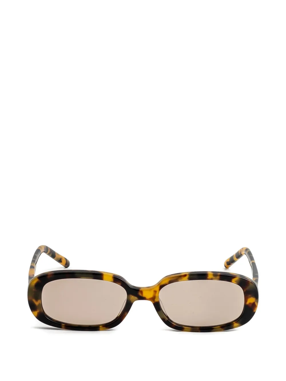 Kaleos Stirling geometric sunglasses - Marrone