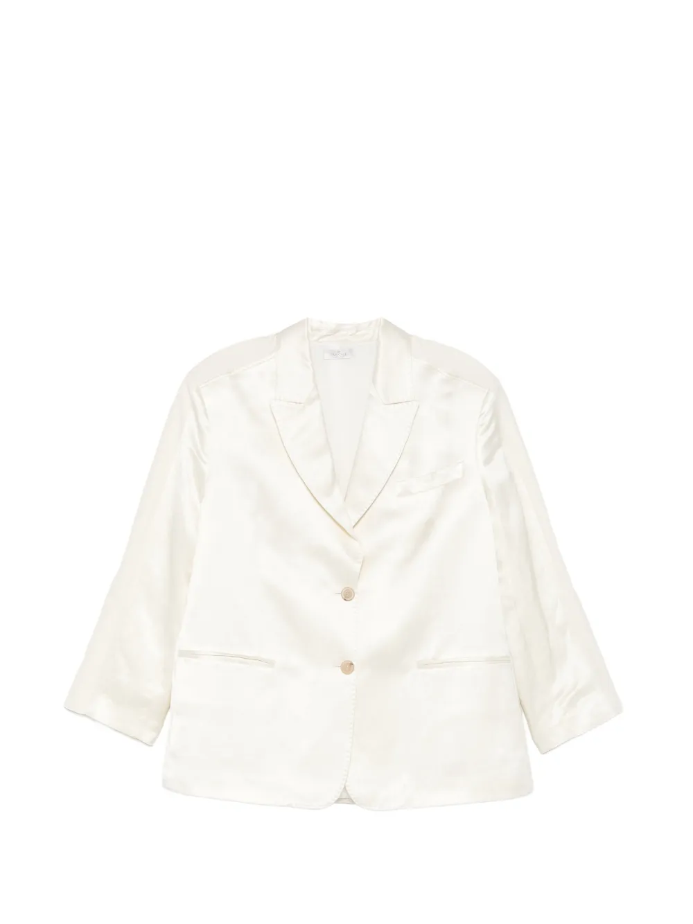 PANICALE peak-lapel blazer - Bianco