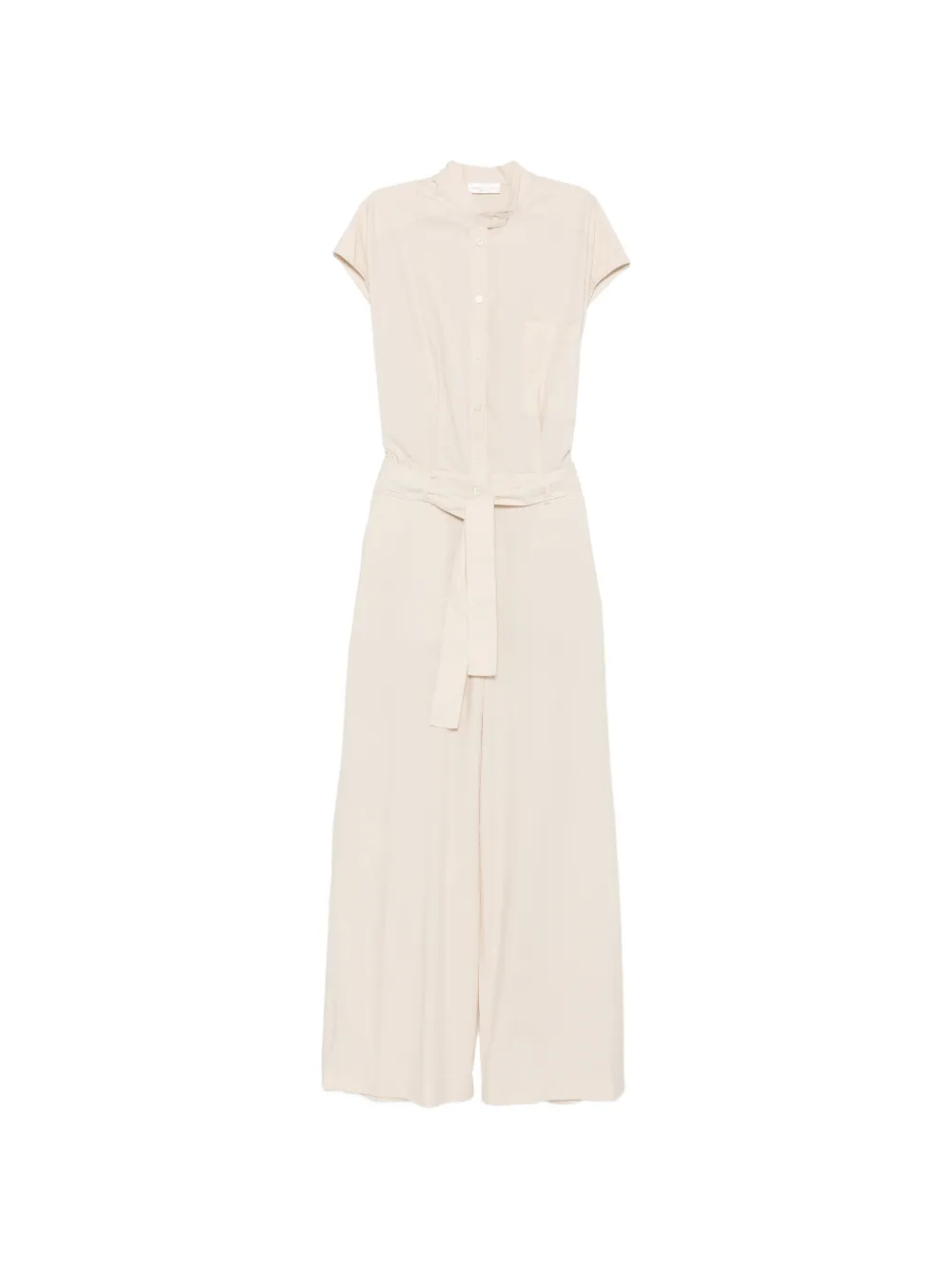 Roberto Collina belted button-up jumpsuit - Toni neutri