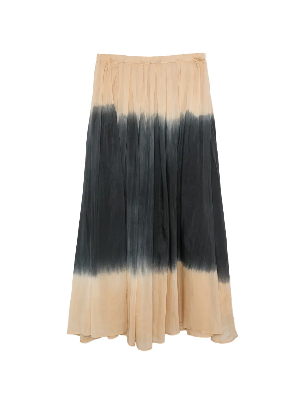 Roberto Collina tie-dye pleated skirt - Toni neutri