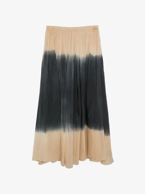 Roberto Collina tie-dye pleated skirt