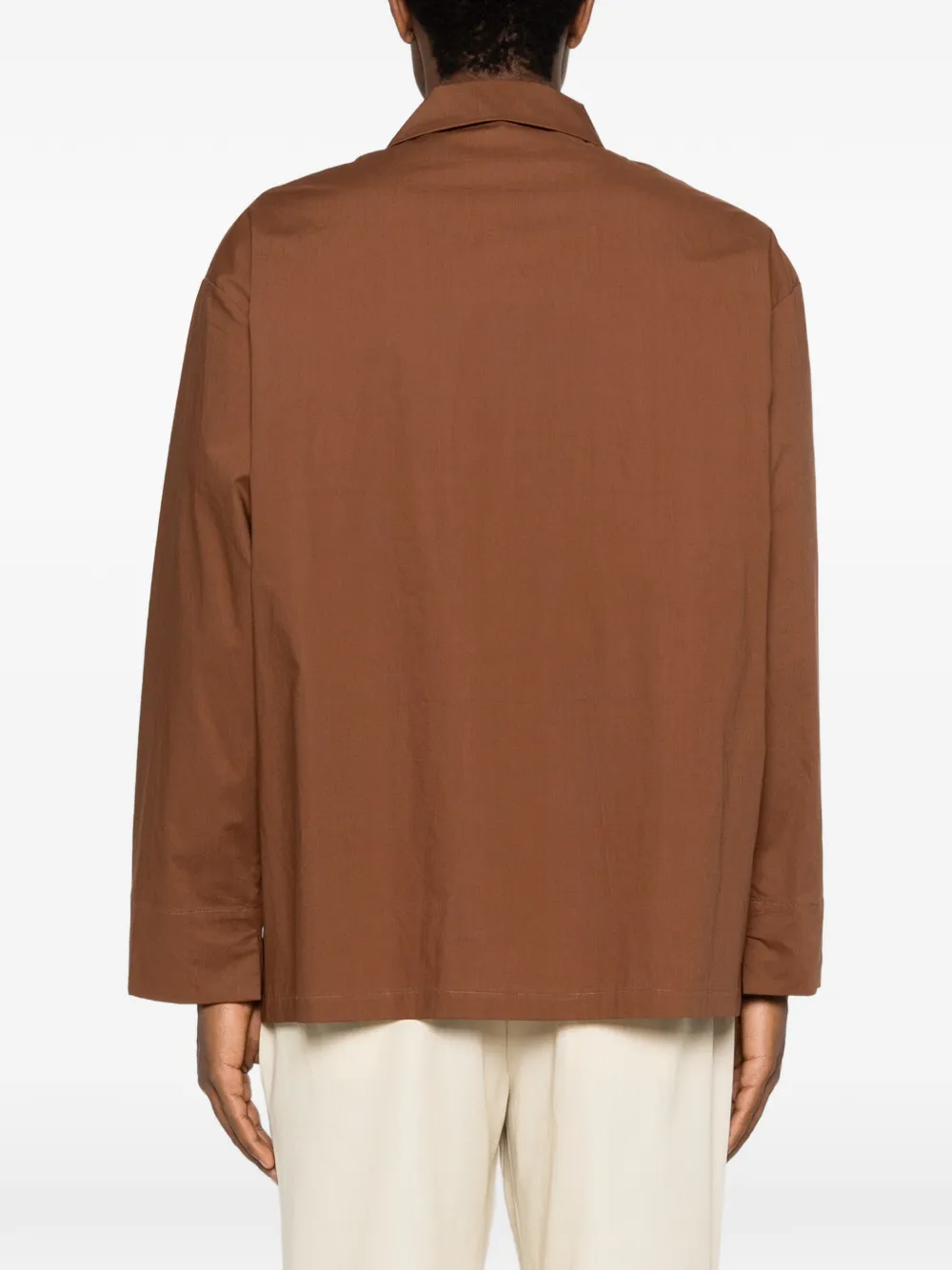 IMPERIAL Shirtjack met opgestikte zak Bruin