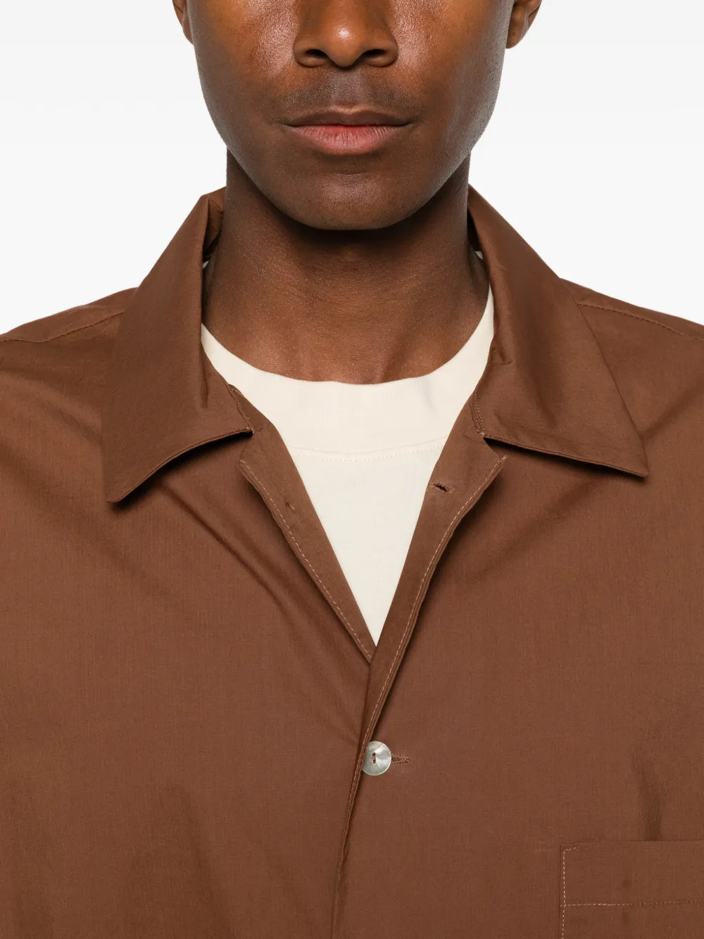 IMPERIAL Shirtjack met opgestikte zak Bruin