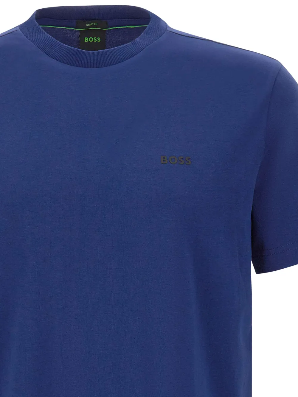 BOSS T-shirt met logoprint Blauw