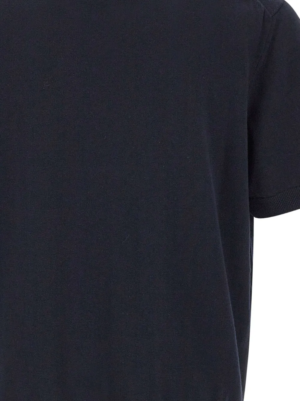 BOSS Kanacho T-shirt met logopatch en korte mouwen Blauw