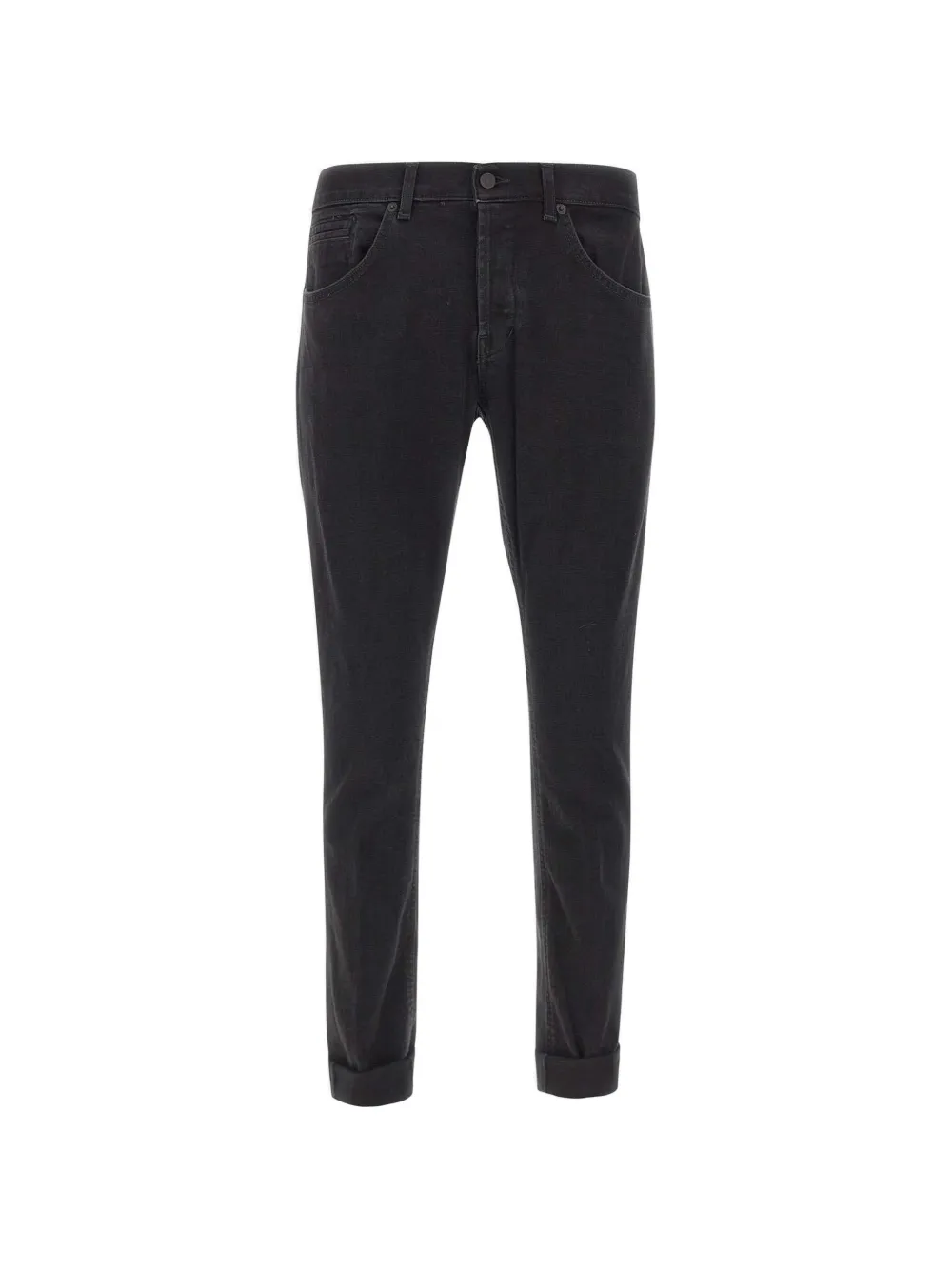 DONDUP George five-pocket logo jeans - Nero
