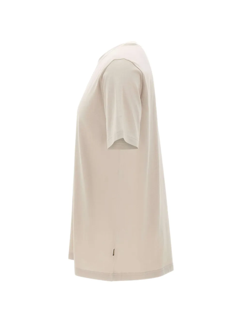 BOSS Te-Bass T-shirt met ronde hals Beige